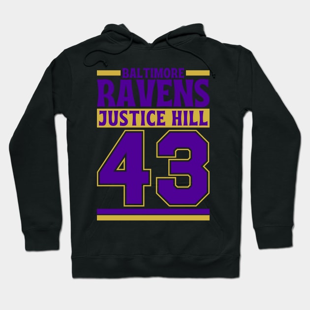 Baltimore Ravens Hill 43 Edition 3 Hoodie by Astronaut.co